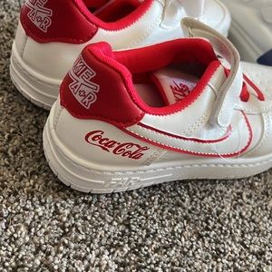 Red and white shoes brand new never worn